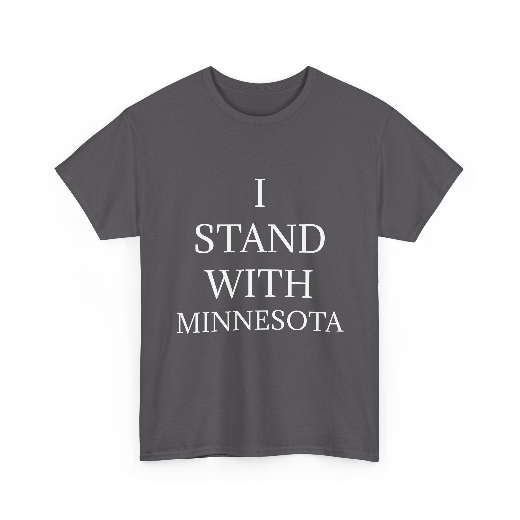 I STAND WITH MINNESOTA DARK Unisex Heavy Cotton Tee