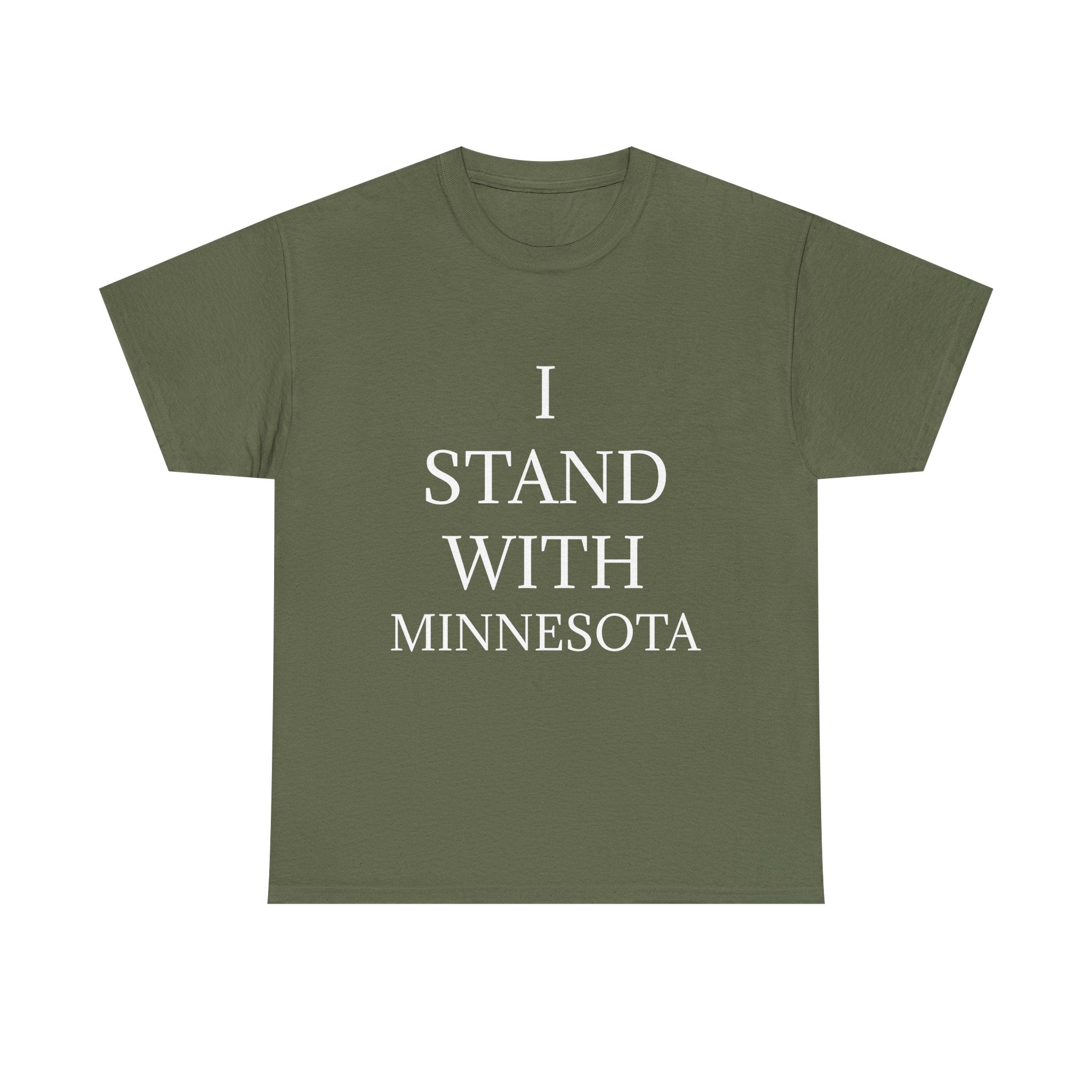 I STAND WITH MINNESOTA DARK Unisex Heavy Cotton Tee
