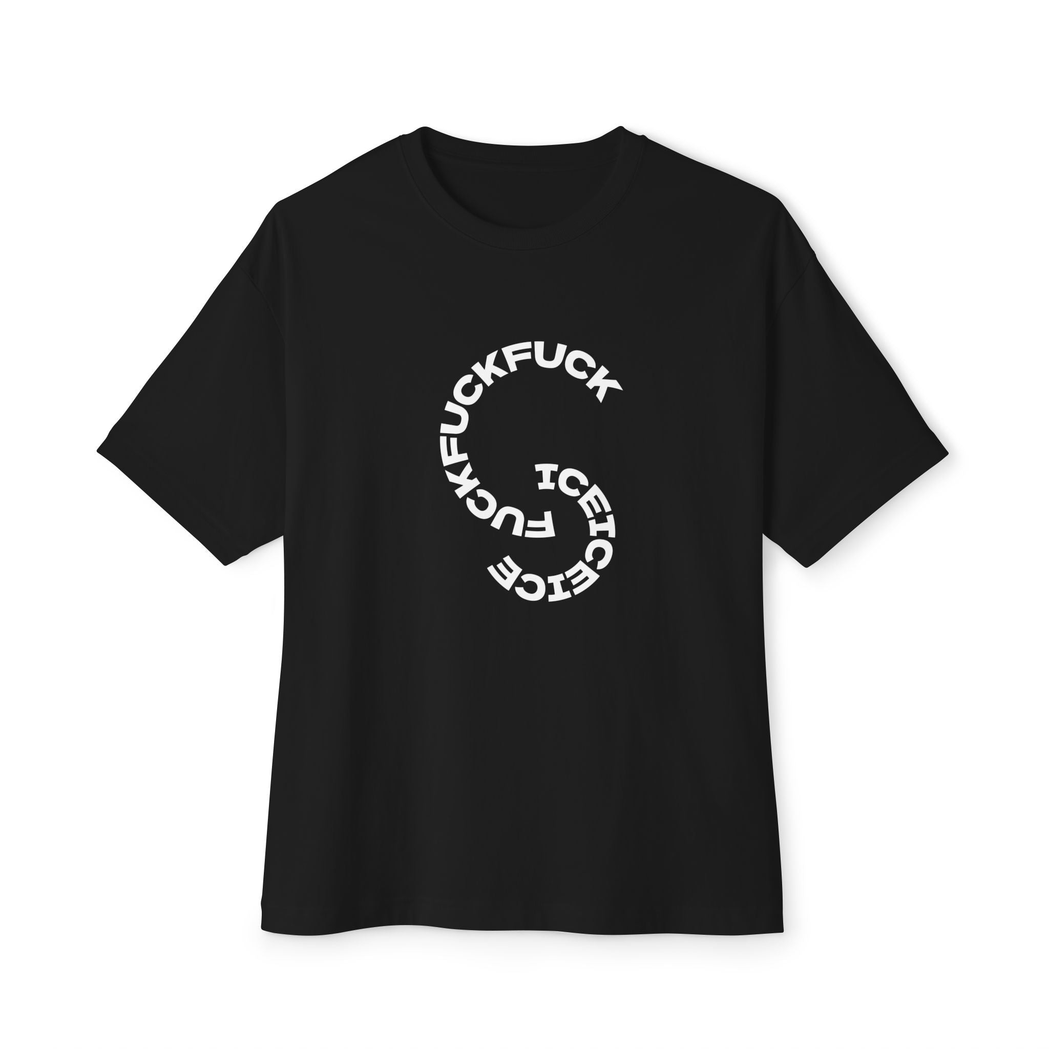 F ICE DARK Unisex Oversized Boxy Tee