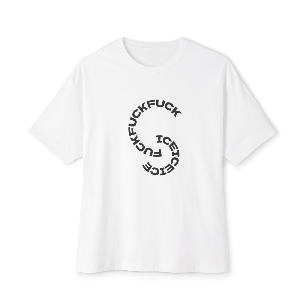 F ICE Unisex Oversized Boxy Tee