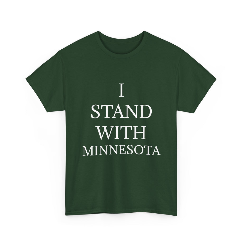 I STAND WITH MINNESOTA DARK Unisex Heavy Cotton Tee