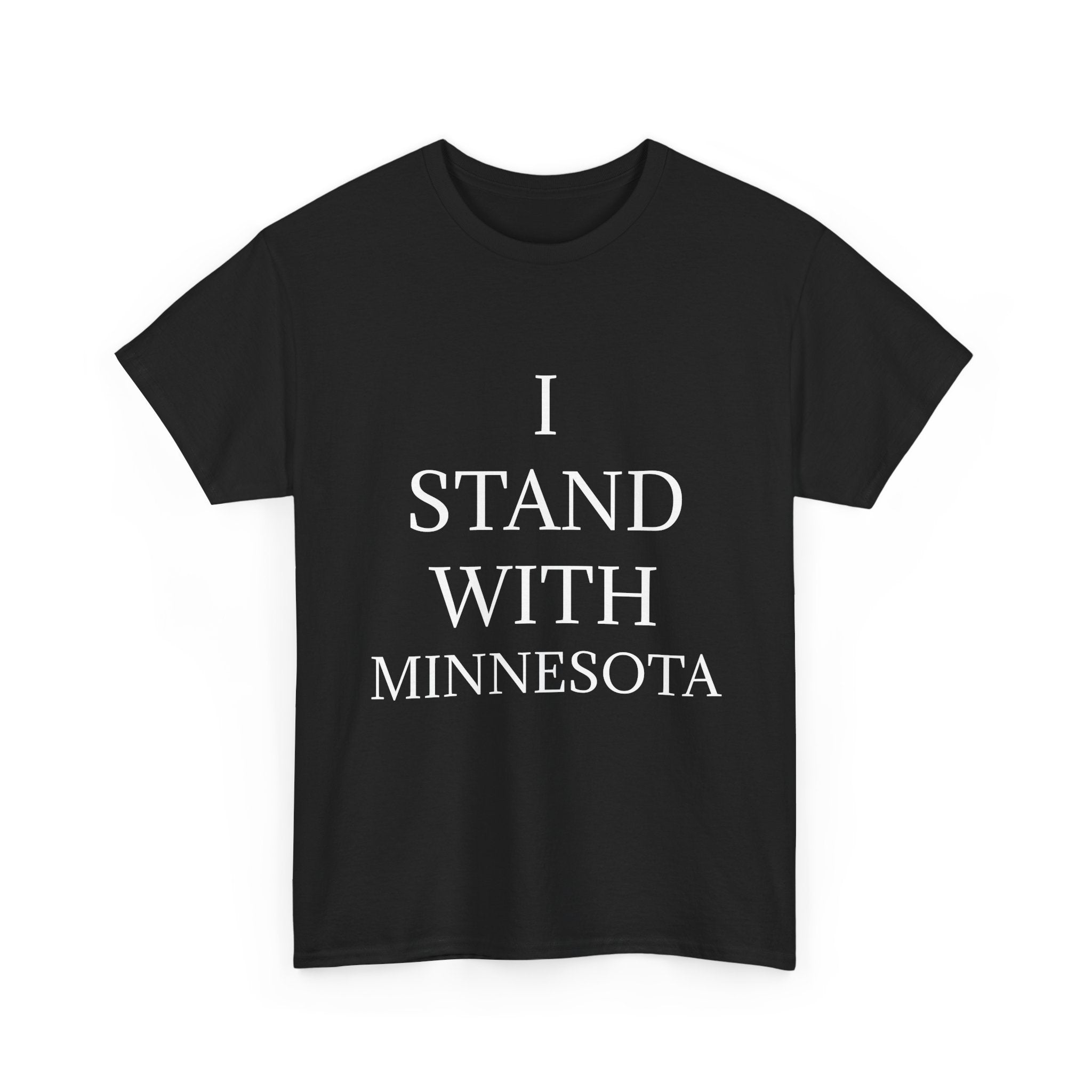 I STAND WITH MINNESOTA DARK Unisex Heavy Cotton Tee