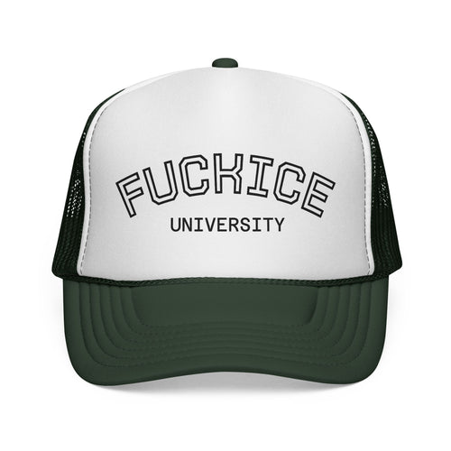 F ICE UNIVERSITY Trucker Cap