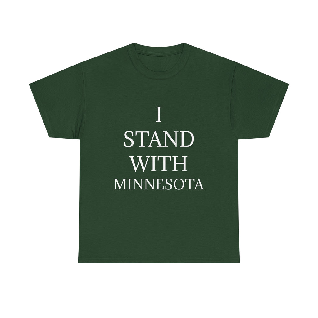 I STAND WITH MINNESOTA DARK Unisex Heavy Cotton Tee